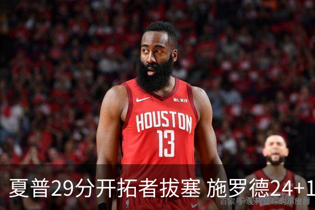 夏普29分开拓者拔塞 施罗德24+11猛龙大胜雄鹿